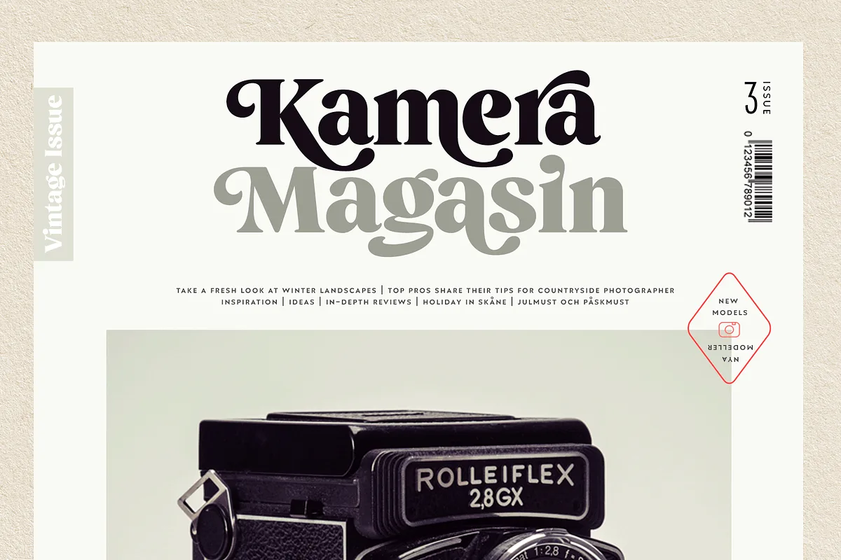 Briston font preview — sample text