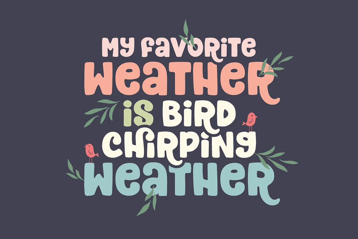Chirp font alphabet, numbers and glyphs