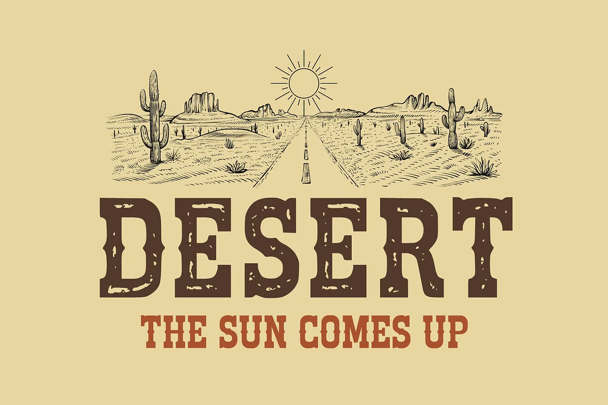 Cowboy Outlaw Font Cowboy Outlaw font preview — sample text
