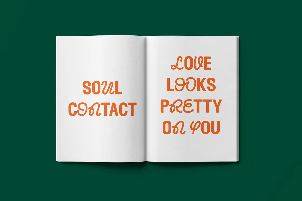 ED Nimpkish font additional style preview