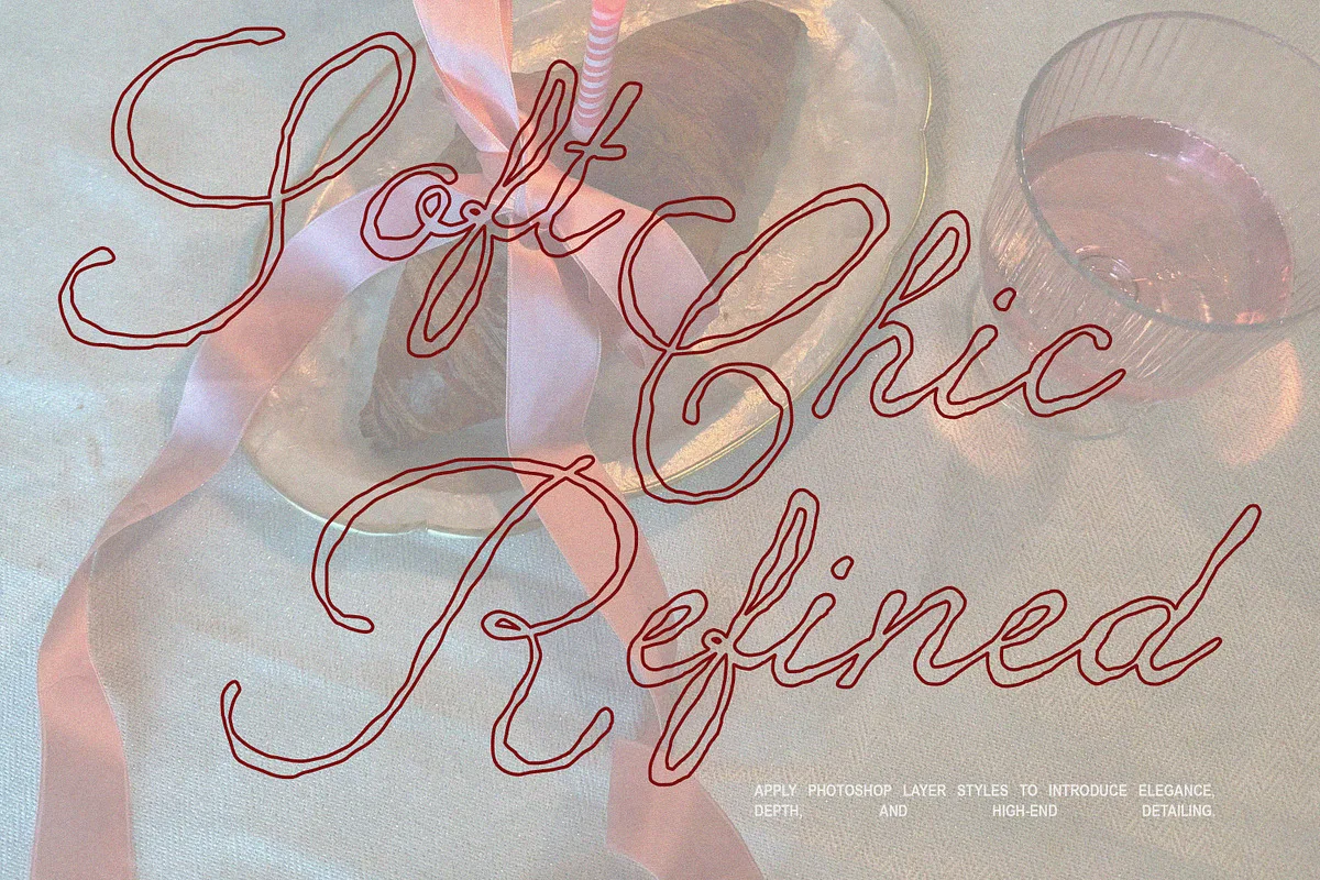 En Clair font alphabet, numbers and glyphs