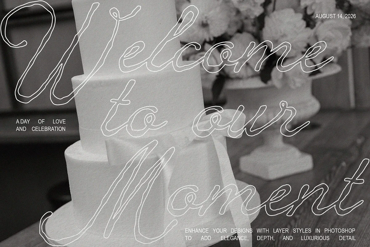 En Clair font style preview