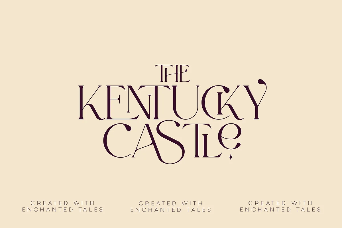 Enchanted Tales font style preview