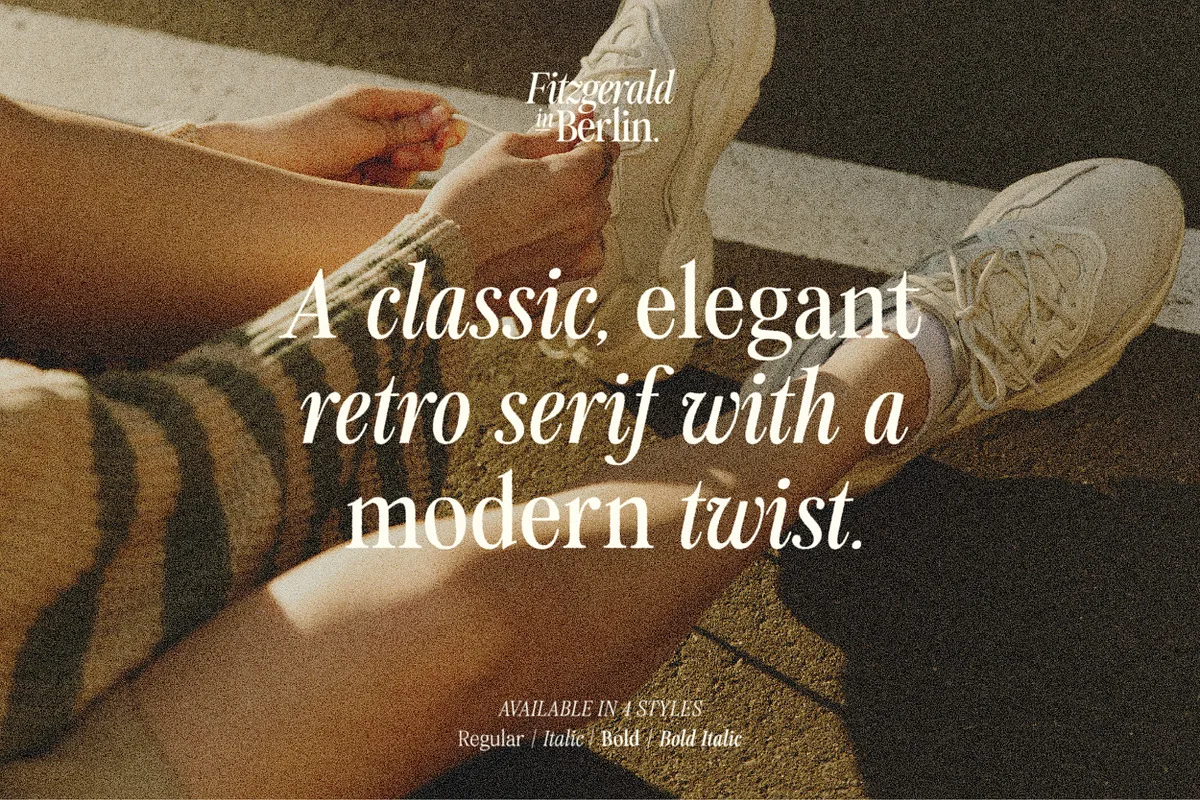 Fitzgerald font style preview