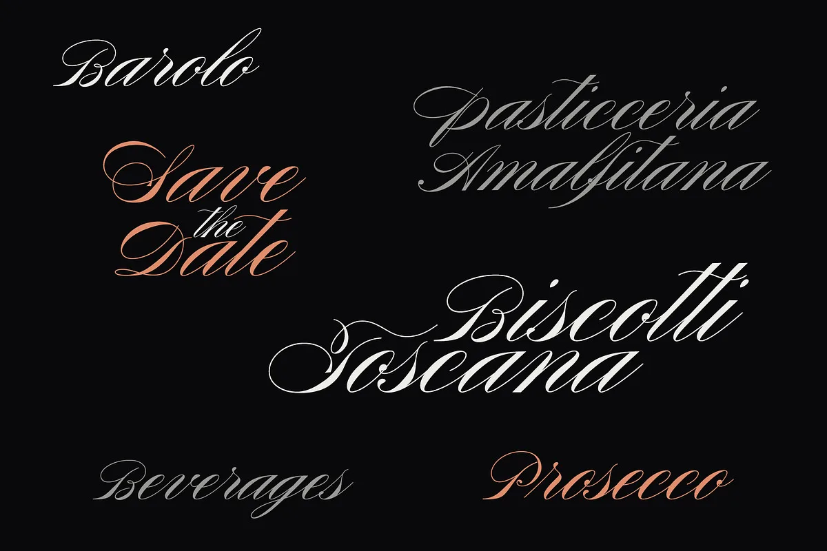 Graziosa Font Graziosa font preview — sample text
