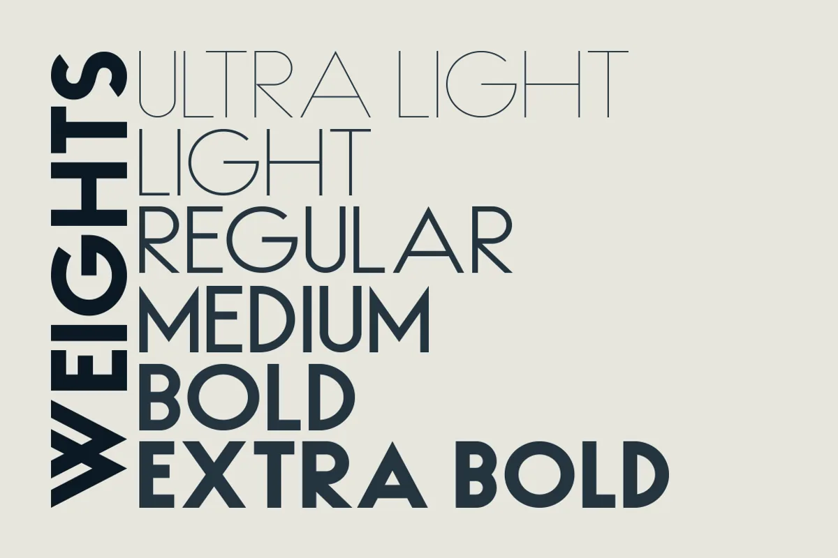 Haus Font Haus font style preview