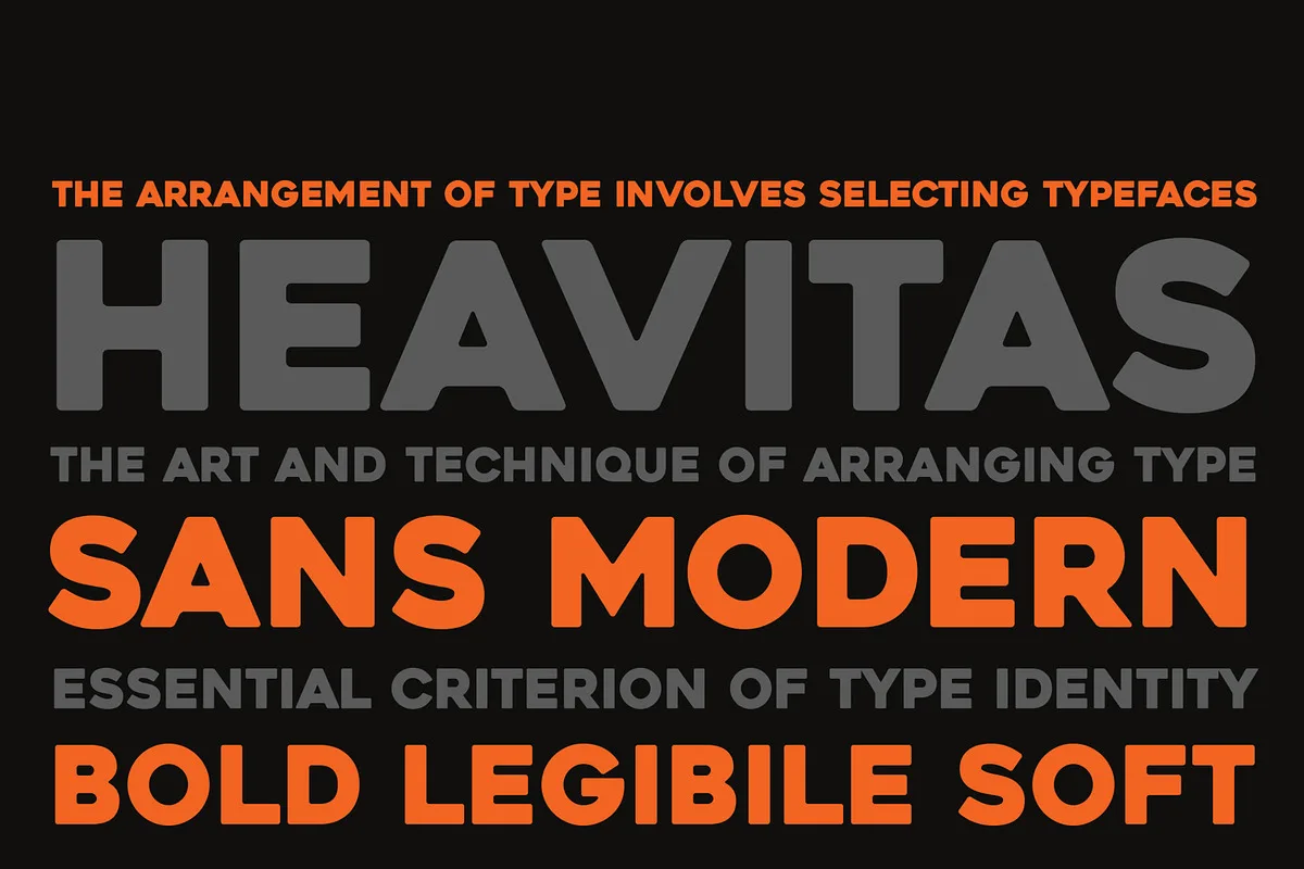 Heavitas Font Heavitas font alphabet, numbers and glyphs