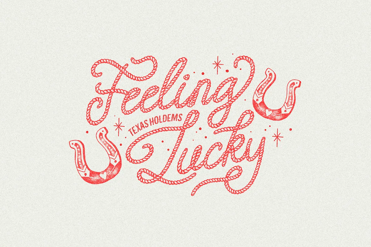 Howdy Handsome font preview — sample text