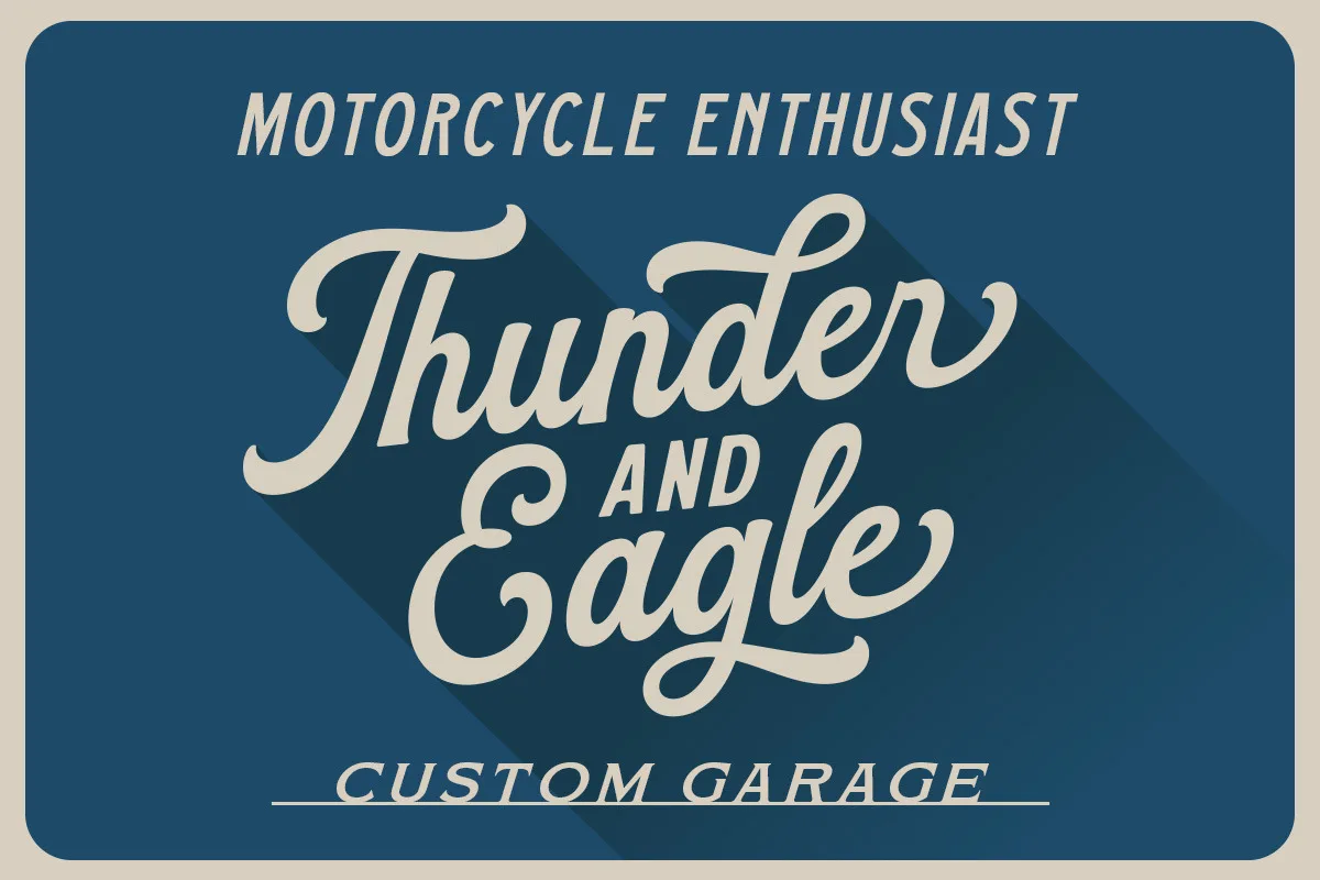 Hundergad font preview — sample text