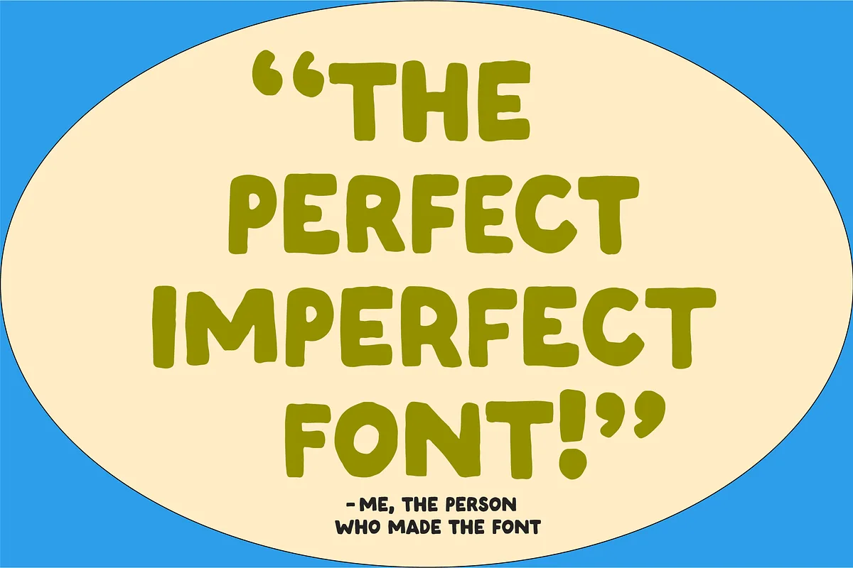 Imperfect Font Imperfect font style preview