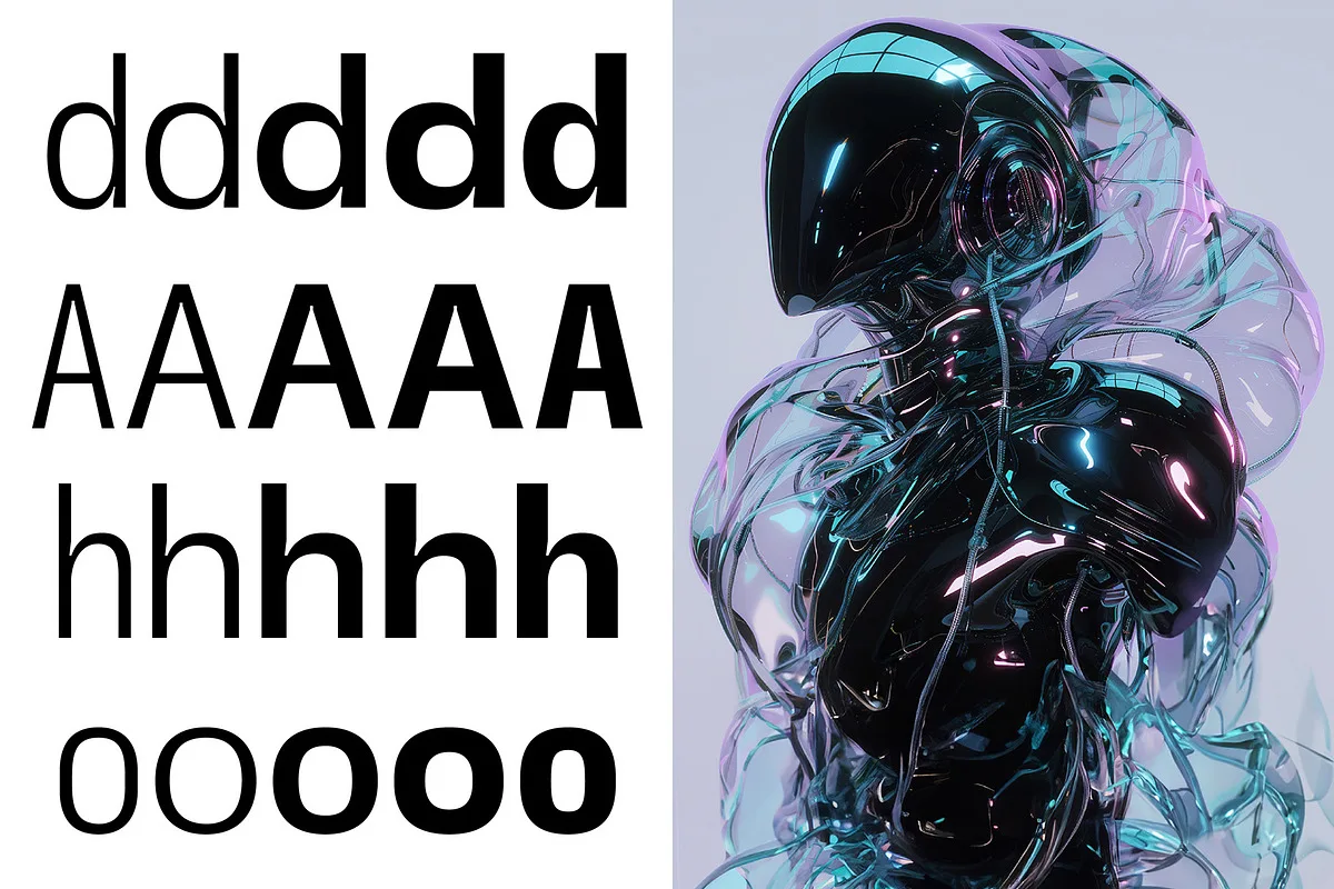 InterWay font preview — sample text