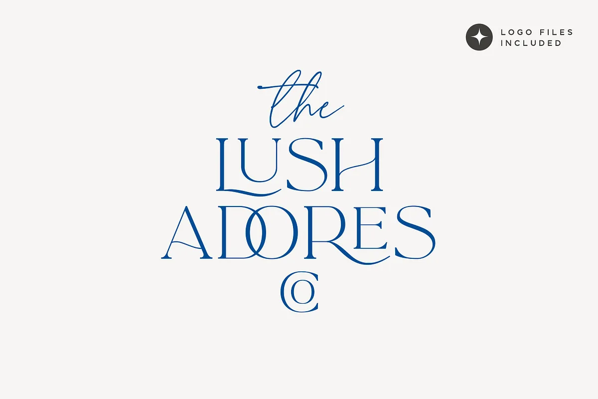 La Luxes Font La Luxes font preview — sample text