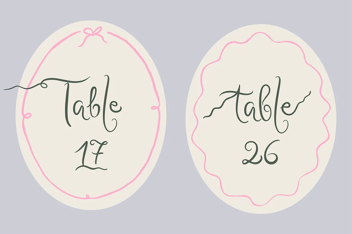 Letters from Madelyn font style preview