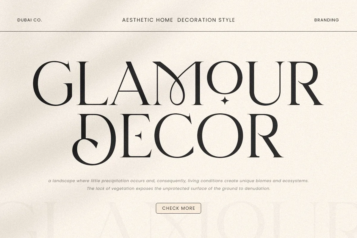 Montage font style preview