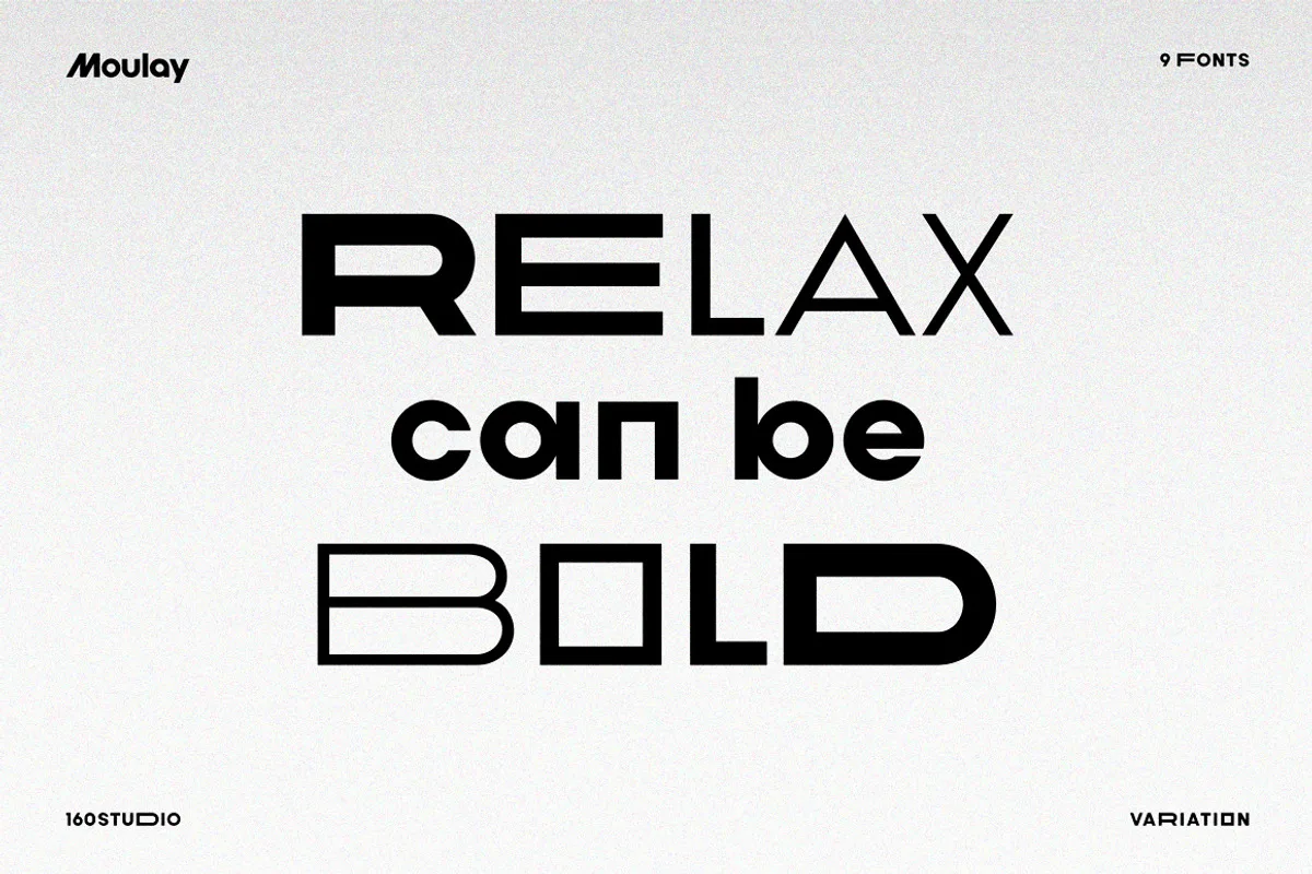 Moulay font preview — sample text