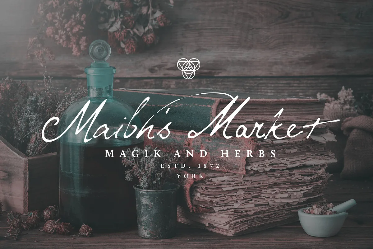 Mythshire Font Mythshire font style preview