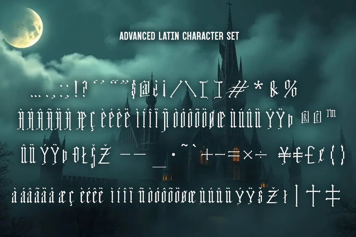 Nocturnal font preview — sample text