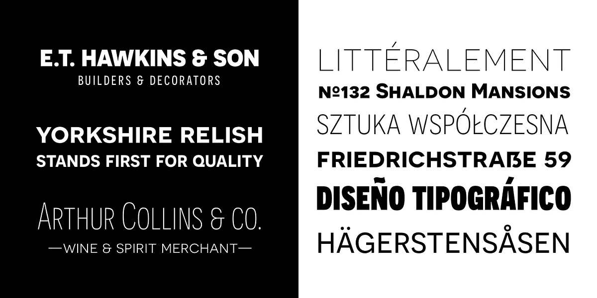 Novecento Sans Font Novecento Sans font alphabet, numbers and glyphs