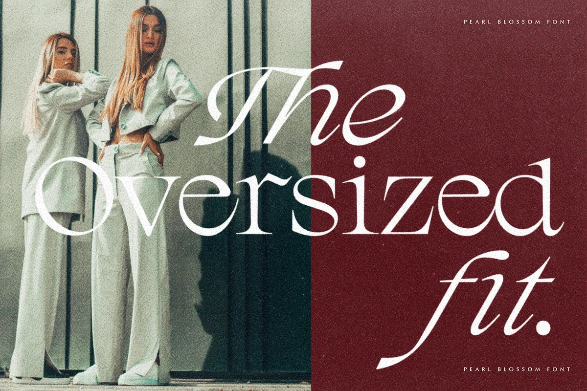 Pearl Blossom font preview — sample text