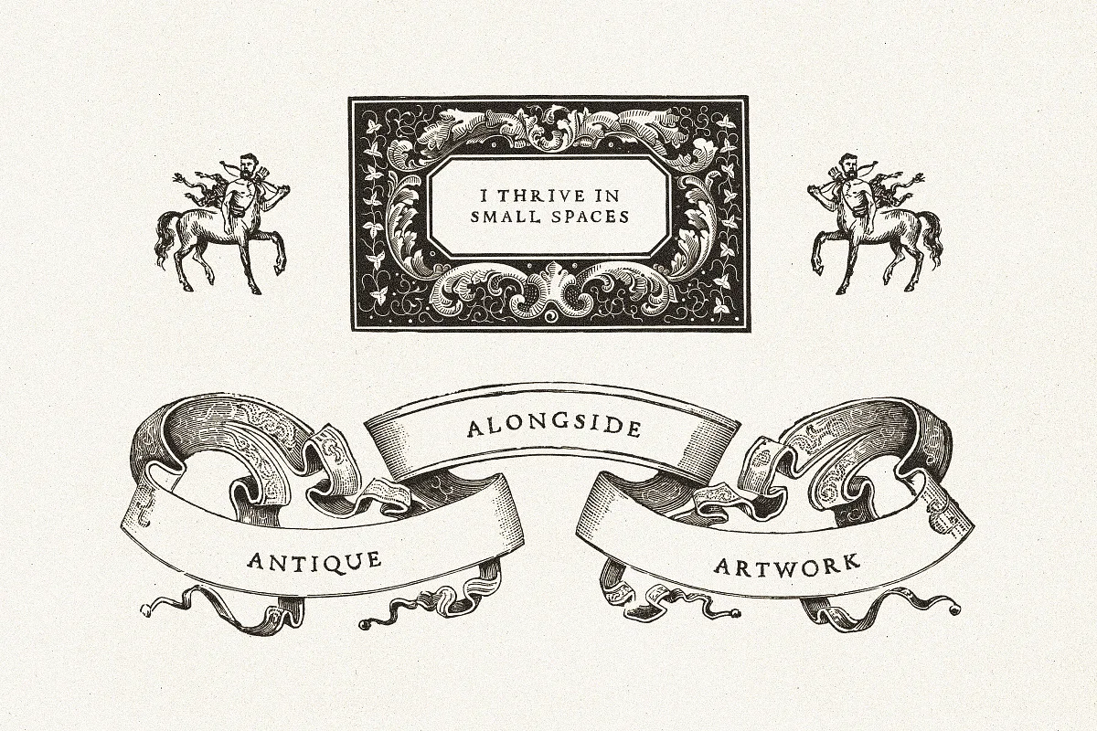 Phantasmagoria Font Phantasmagoria font alphabet, numbers and glyphs