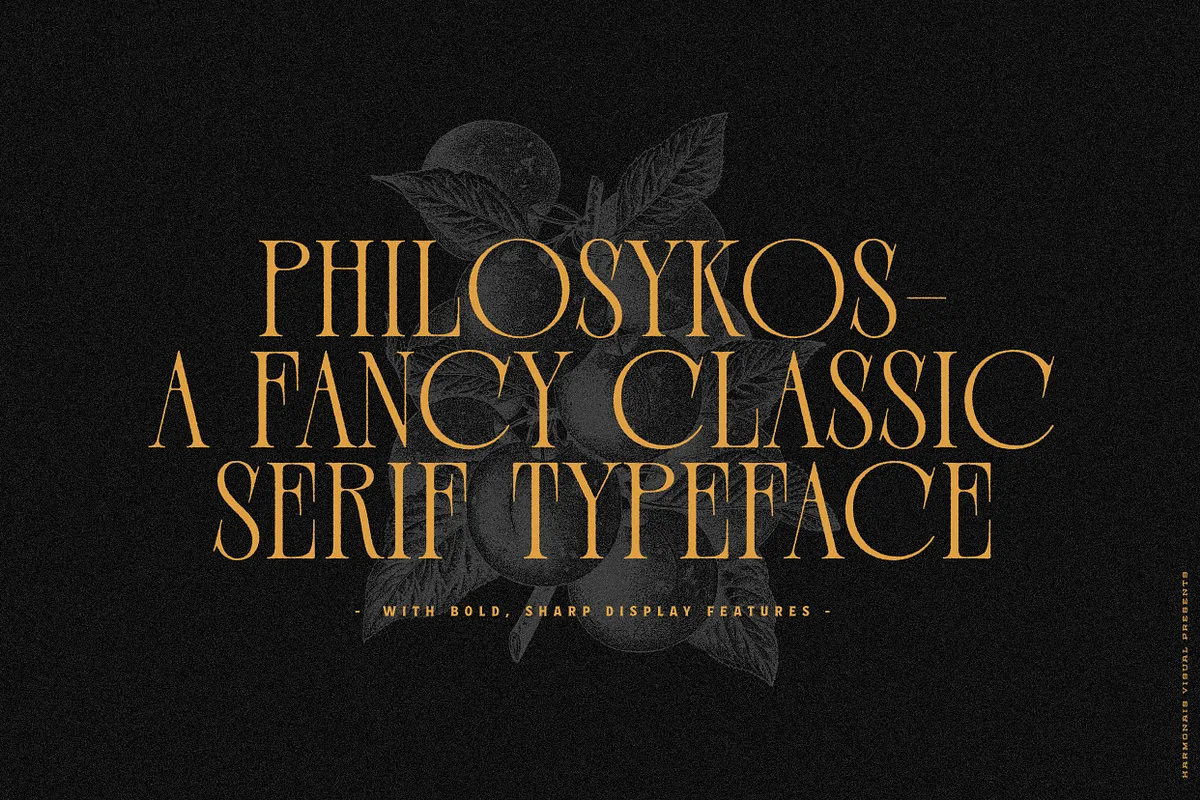 Philosykos font style preview