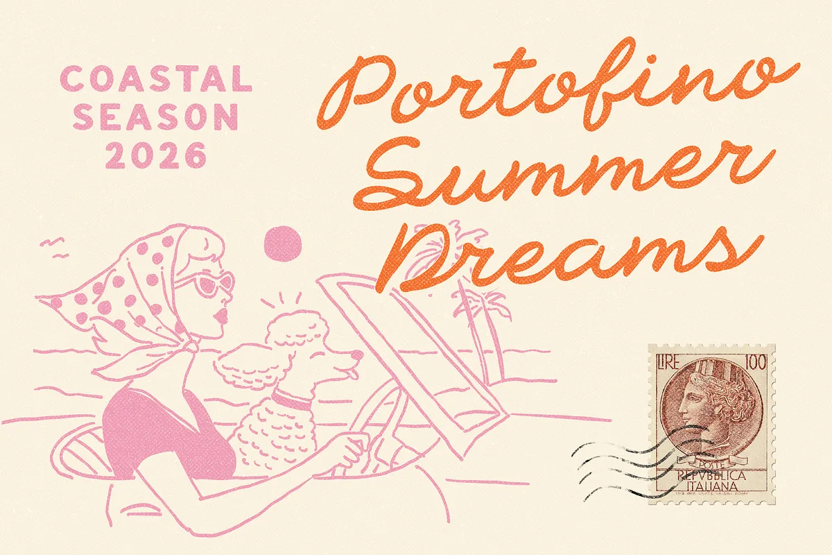 Portofino Gelateria font preview — sample text