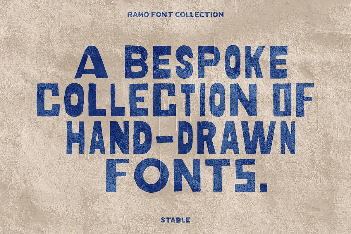 Ramo Font Ramo font preview — sample text
