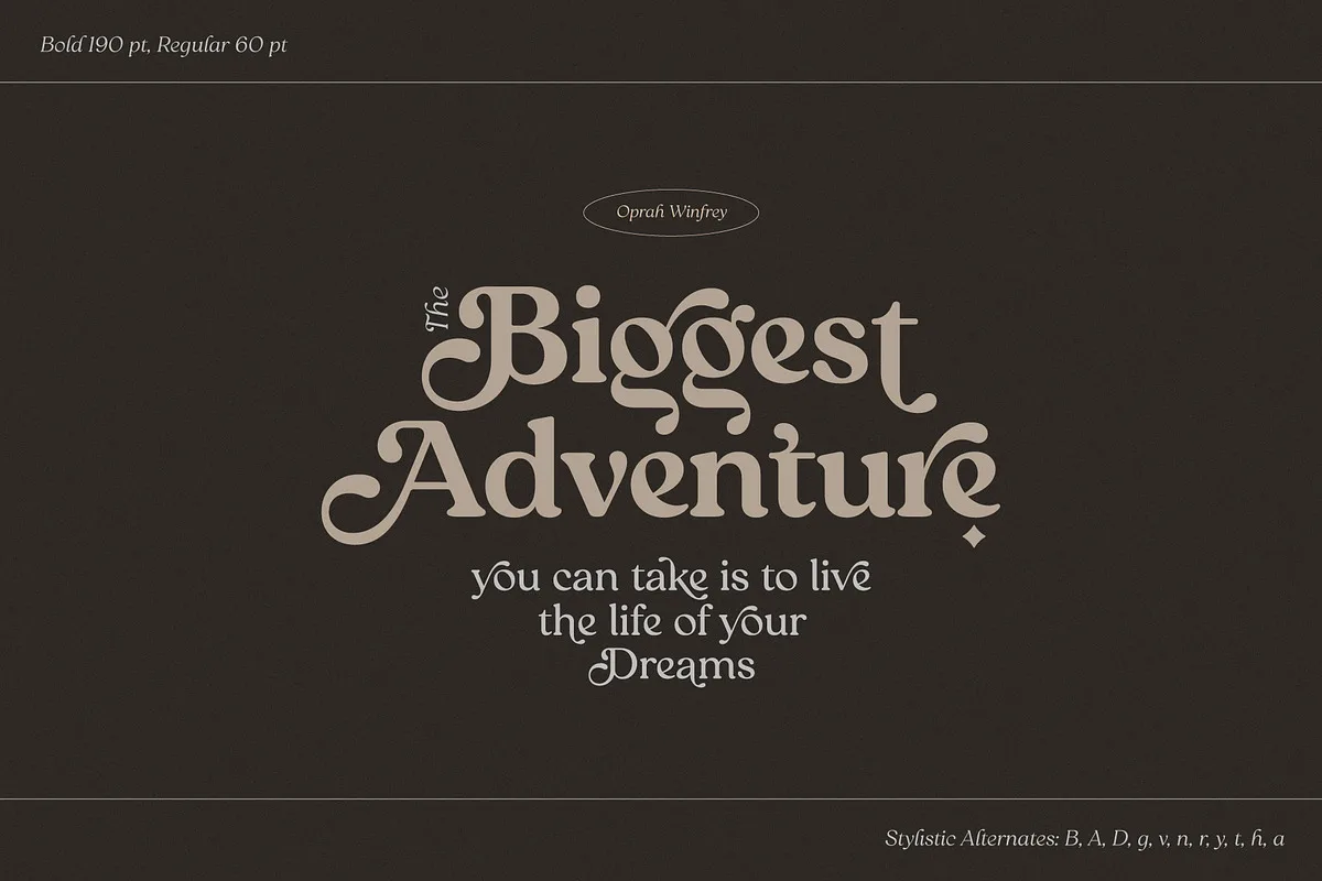 Reigo Font Reigo font style preview