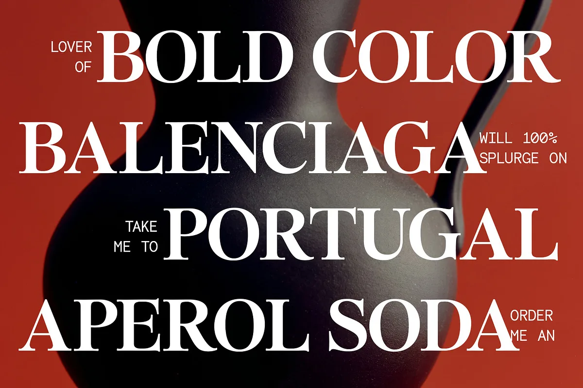 Royals font style preview
