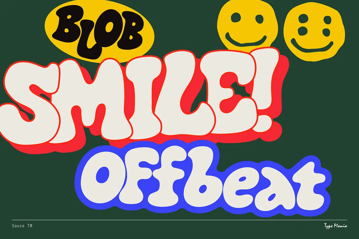 Sauce TM font style preview
