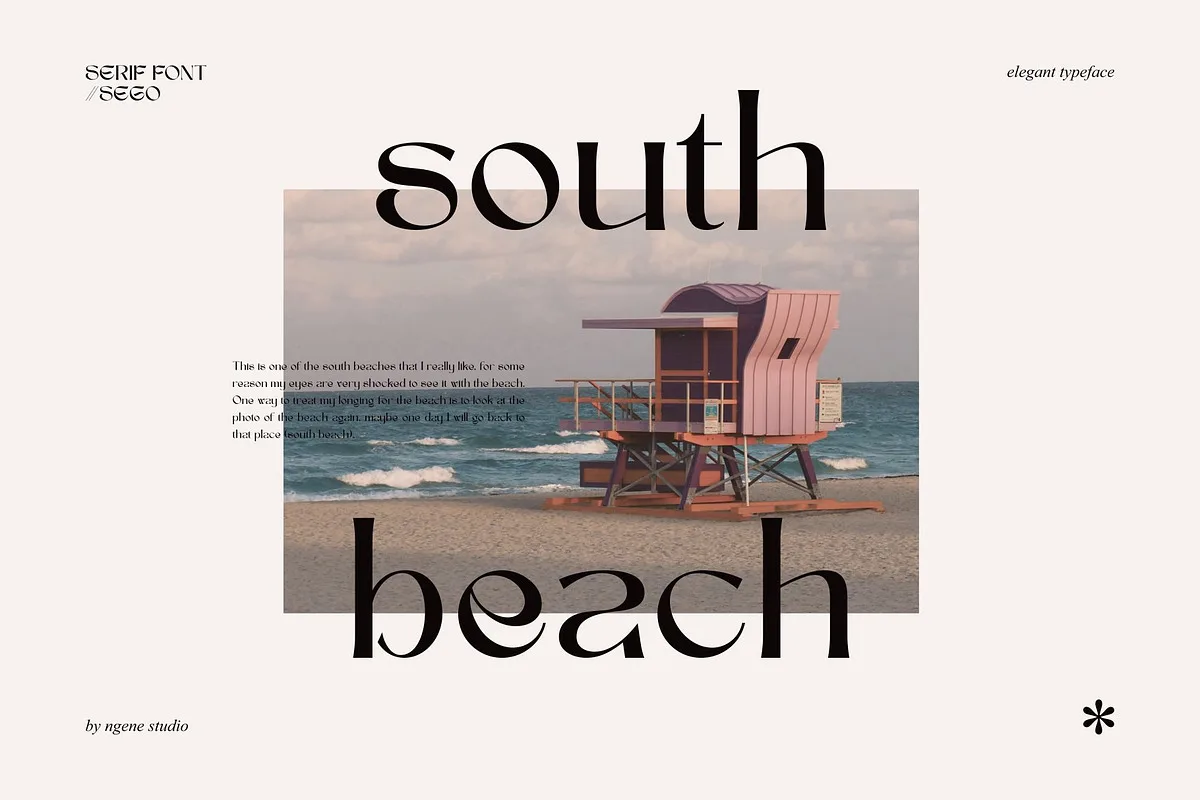 Sego font preview — sample text
