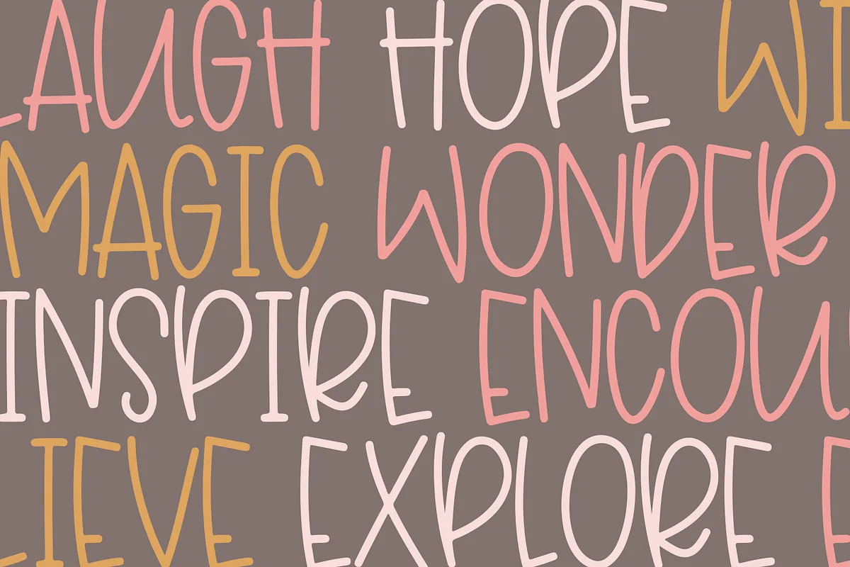 Sparkly Font Sparkly font style preview