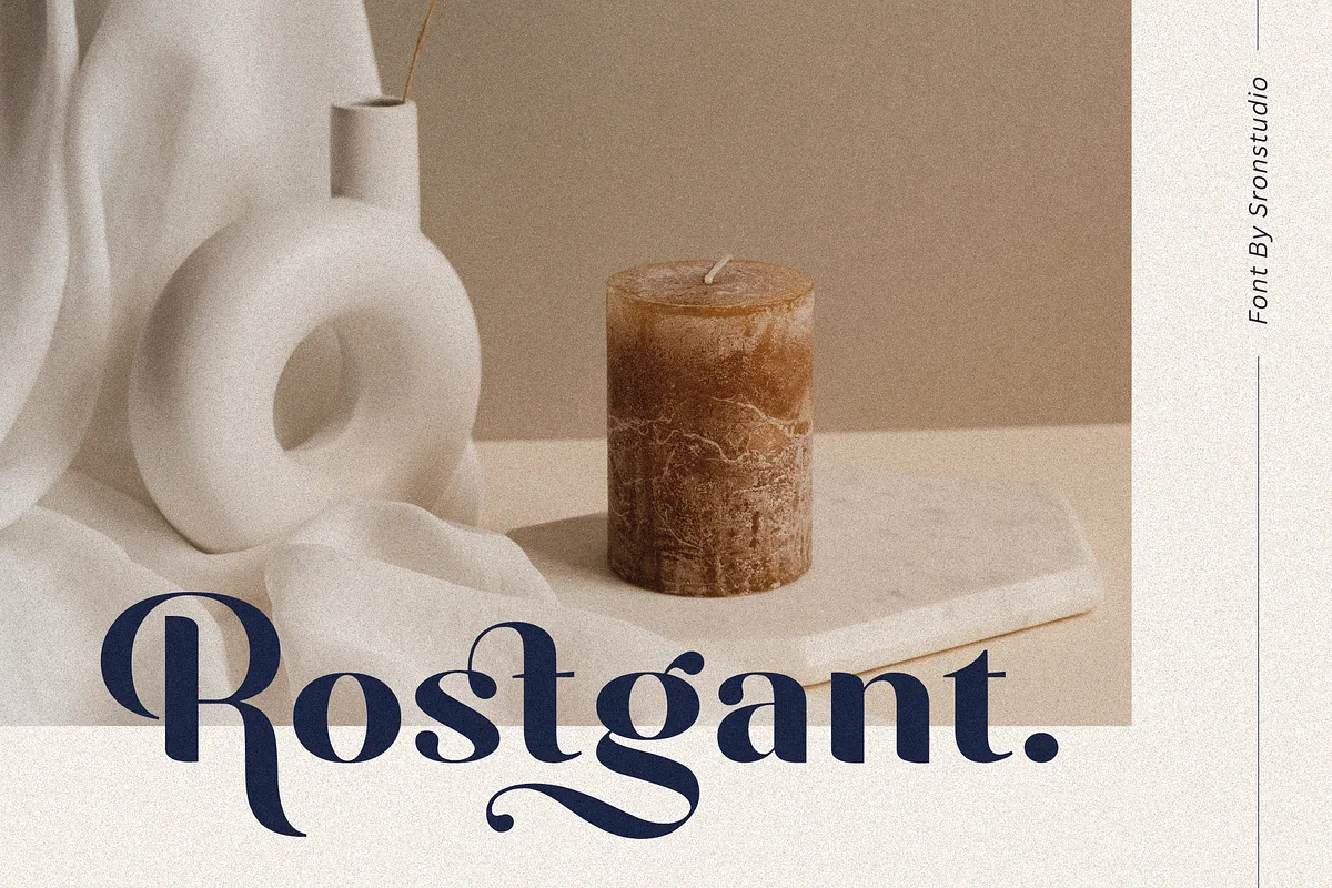 Stagera font alphabet, numbers and glyphs