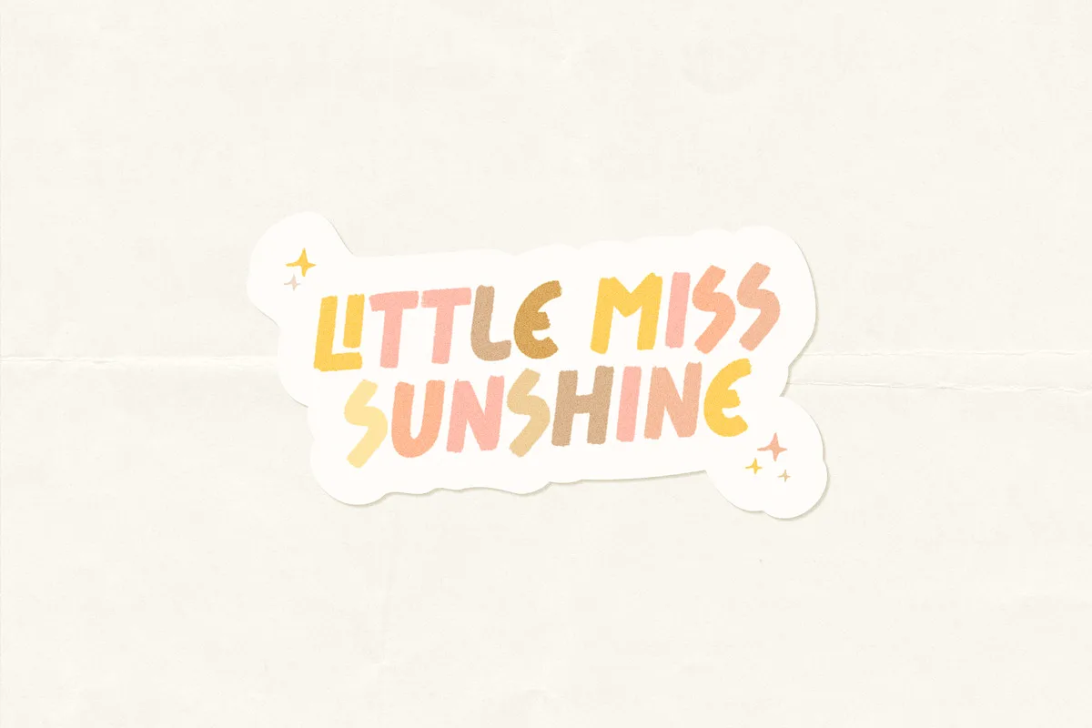 Sweet Orange font preview — sample text