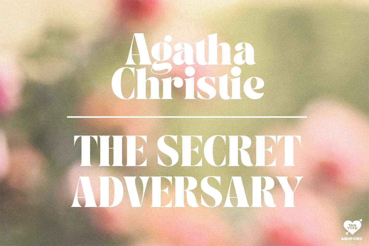 Tan Ashford font preview — sample text