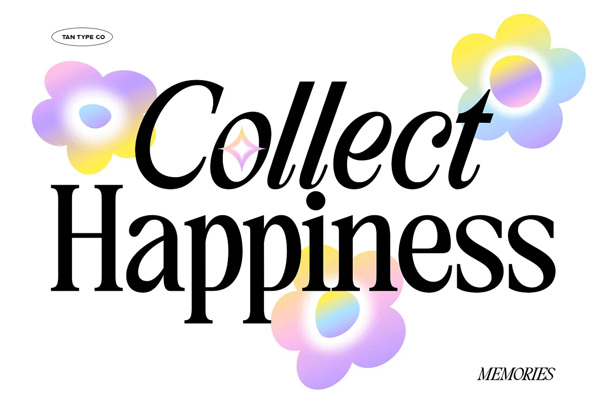 Tan - Memories Font Tan – Memories font preview — sample text