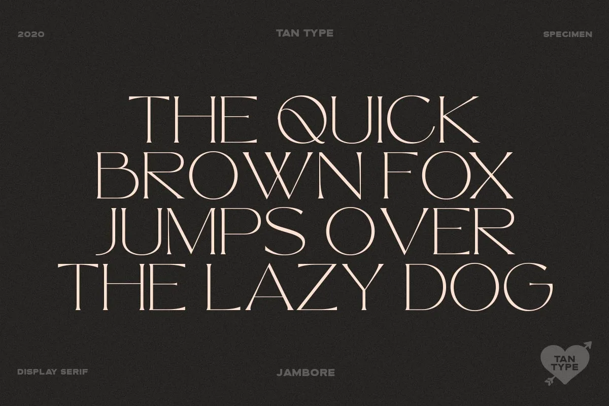 Tan Whistling font detail preview