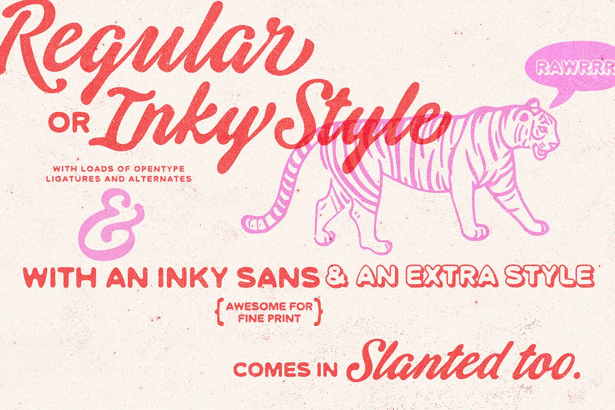 Tequila Sunrise Font Tequila Sunrise font style preview