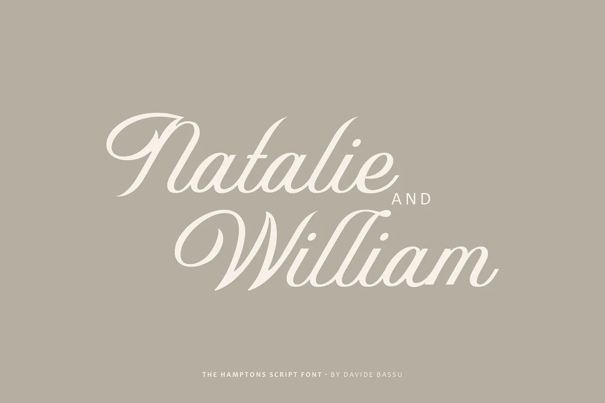 The Hamptons Font The Hamptons font preview — sample text