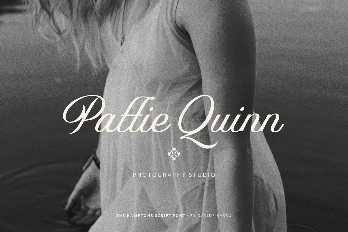 The Hamptons Font The Hamptons font style preview