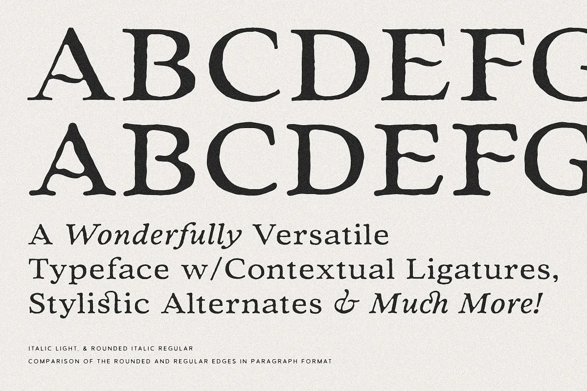 The Wonderling font style preview