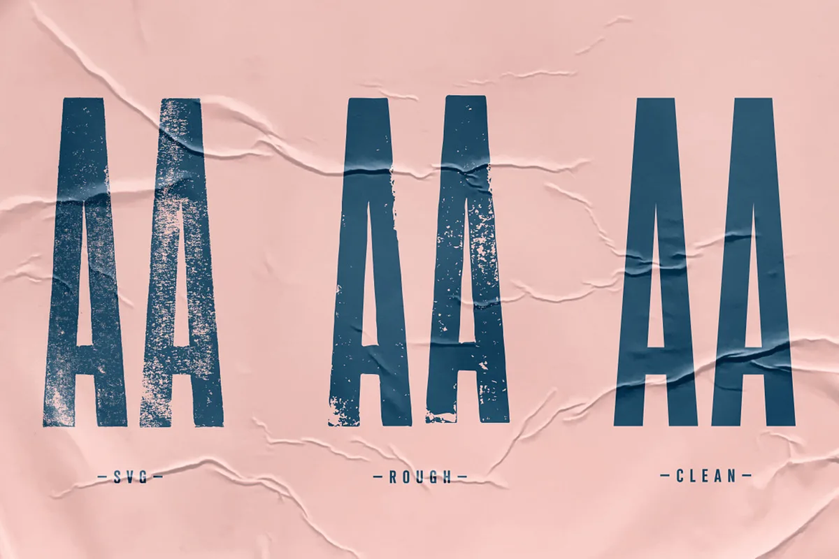 Vienna Woodtype font preview — sample text