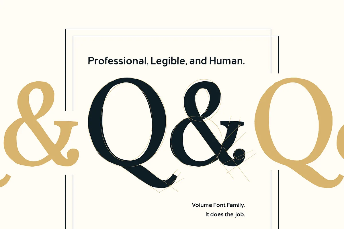 Volume Font Volume font style preview