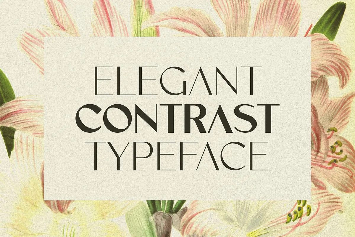 Vonca Font Vonca font alphabet, numbers and glyphs