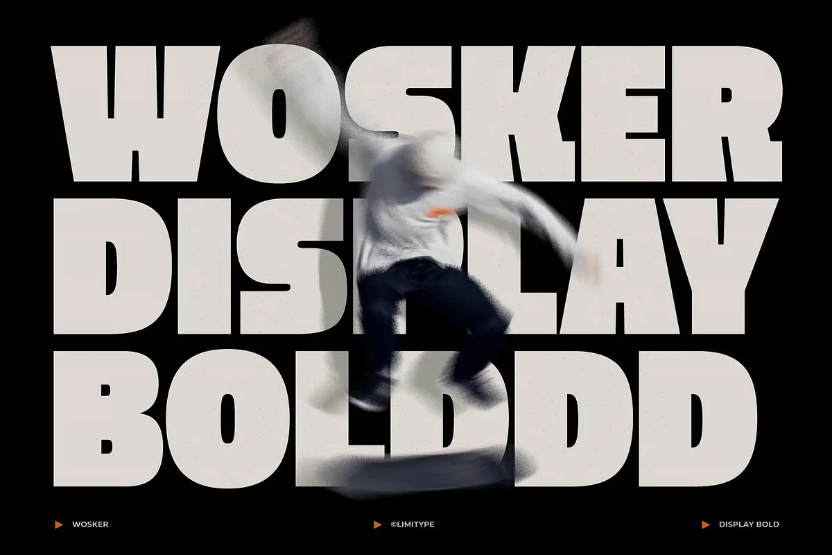 Wosker font style preview